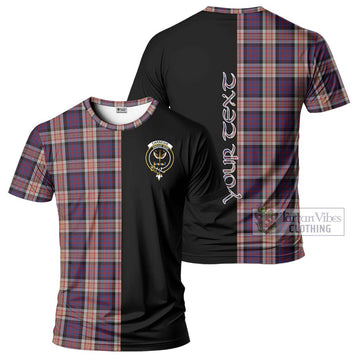 Carnegie Tartan T-Shirt with Family Crest and Half Of Me Style