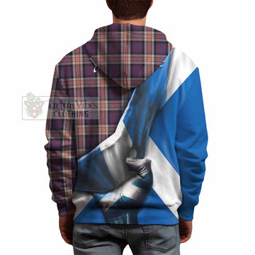 Carnegie Tartan Hoodie with Family Crest Scotland Patriotic Style