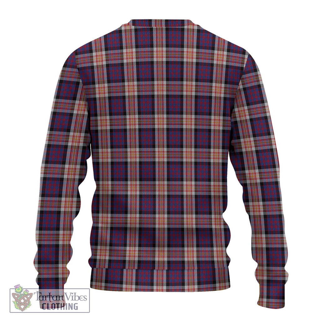 Carnegie Tartan Knitted Sweater with Family Crest DNA In Me Style - Tartanvibesclothing Shop