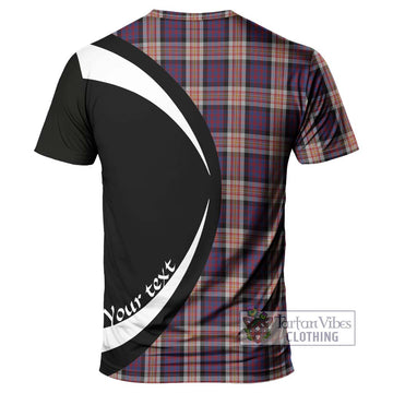 Carnegie Tartan T-Shirt with Family Crest Circle Style