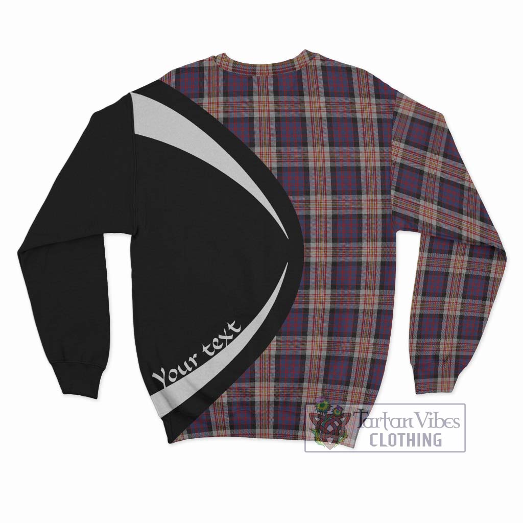 Tartan Vibes Clothing Carnegie Tartan Sweatshirt with Family Crest Circle Style