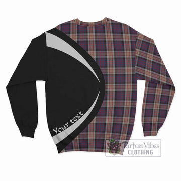 Carnegie Tartan Sweatshirt with Family Crest Circle Style