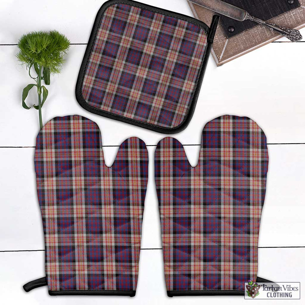 Carnegie Tartan Combo Oven Mitt & Pot-Holder Combo 1 Oven Mitt & 1 Pot-Holder Black - Tartan Vibes Clothing