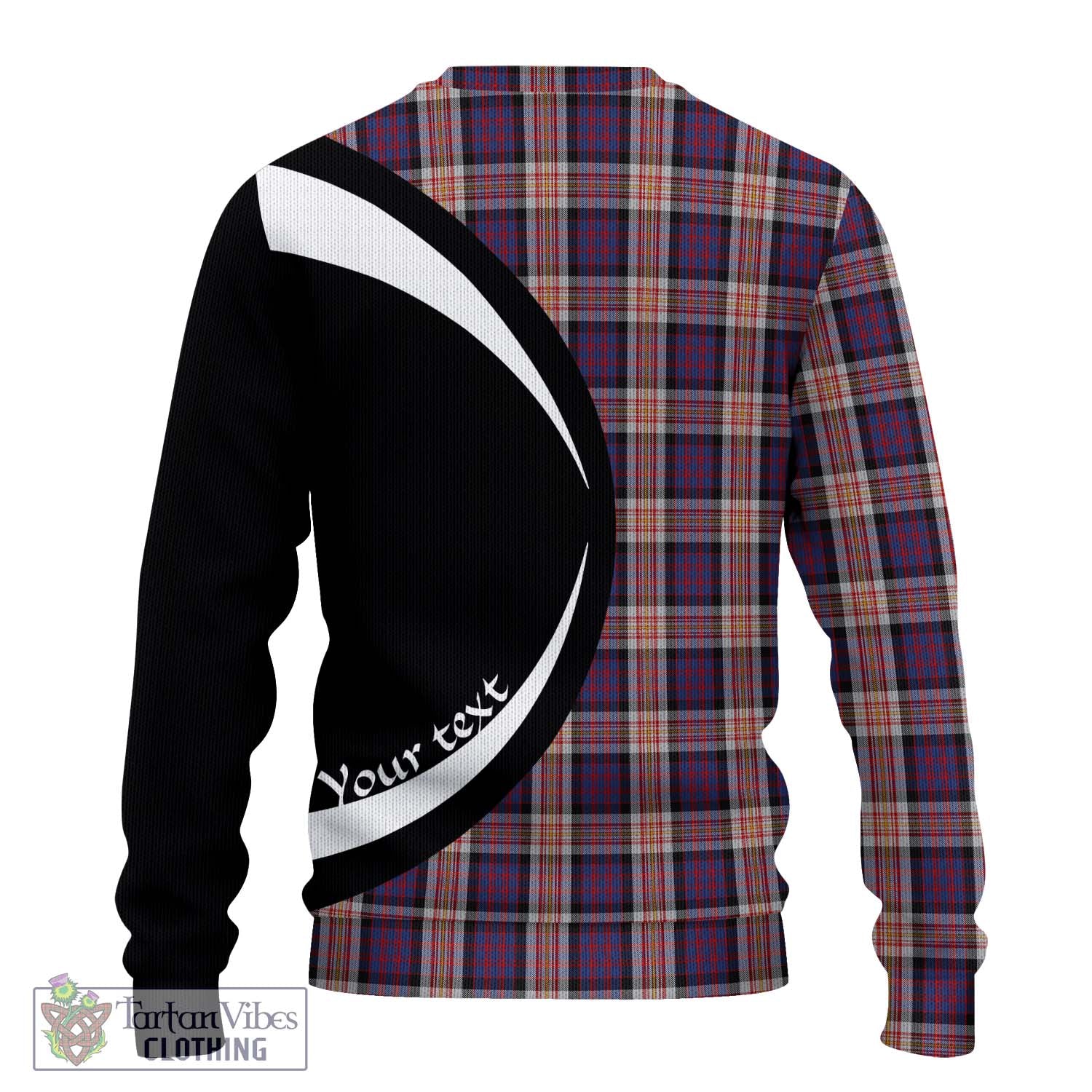 Carnegie Tartan Ugly Sweater with Family Crest Circle Style - Tartan Vibes Clothing