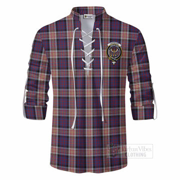 Carnegie Tartan Ghillie Kilt Shirt with Family Crest DNA In Me Style