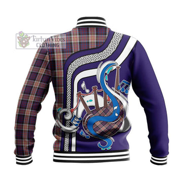 Carnegie Tartan Baseball Jacket with Epic Bagpipe Style