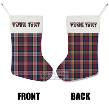 Carnegie Tartan Christmas Stocking with Personalized Text