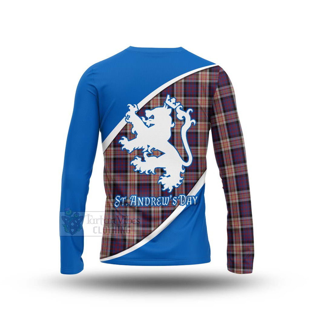 Tartan Vibes Clothing Carnegie Family Crest Tartan Long Sleeve T-Shirt Celebrate Saint Andrew's Day in Style