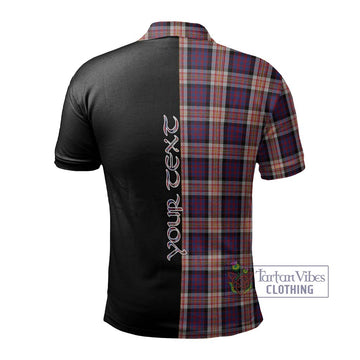 Carnegie Tartan Polo Shirt with Family Crest and Half Of Me Style