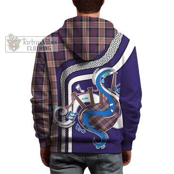 Carnegie Tartan Hoodie with Epic Bagpipe Style