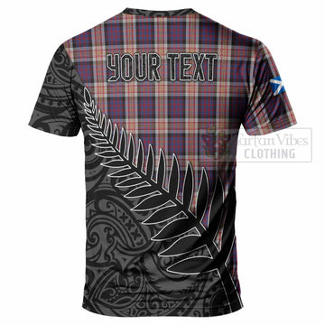 Carnegie Crest Tartan T-Shirt with New Zealand Silver Fern Half Style