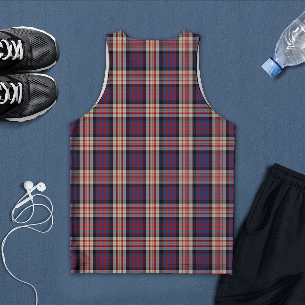 Carnegie Tartan Mens Tank Top - Tartan Vibes Clothing