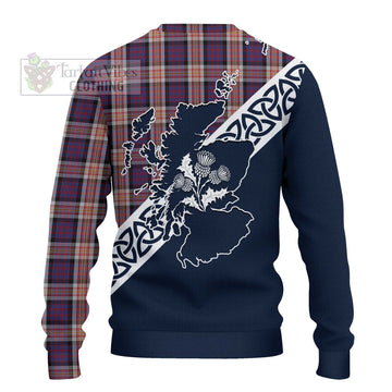 Carnegie Tartan Ugly Sweater Featuring Thistle and Scotland Map - Tartan Vibes Clothing