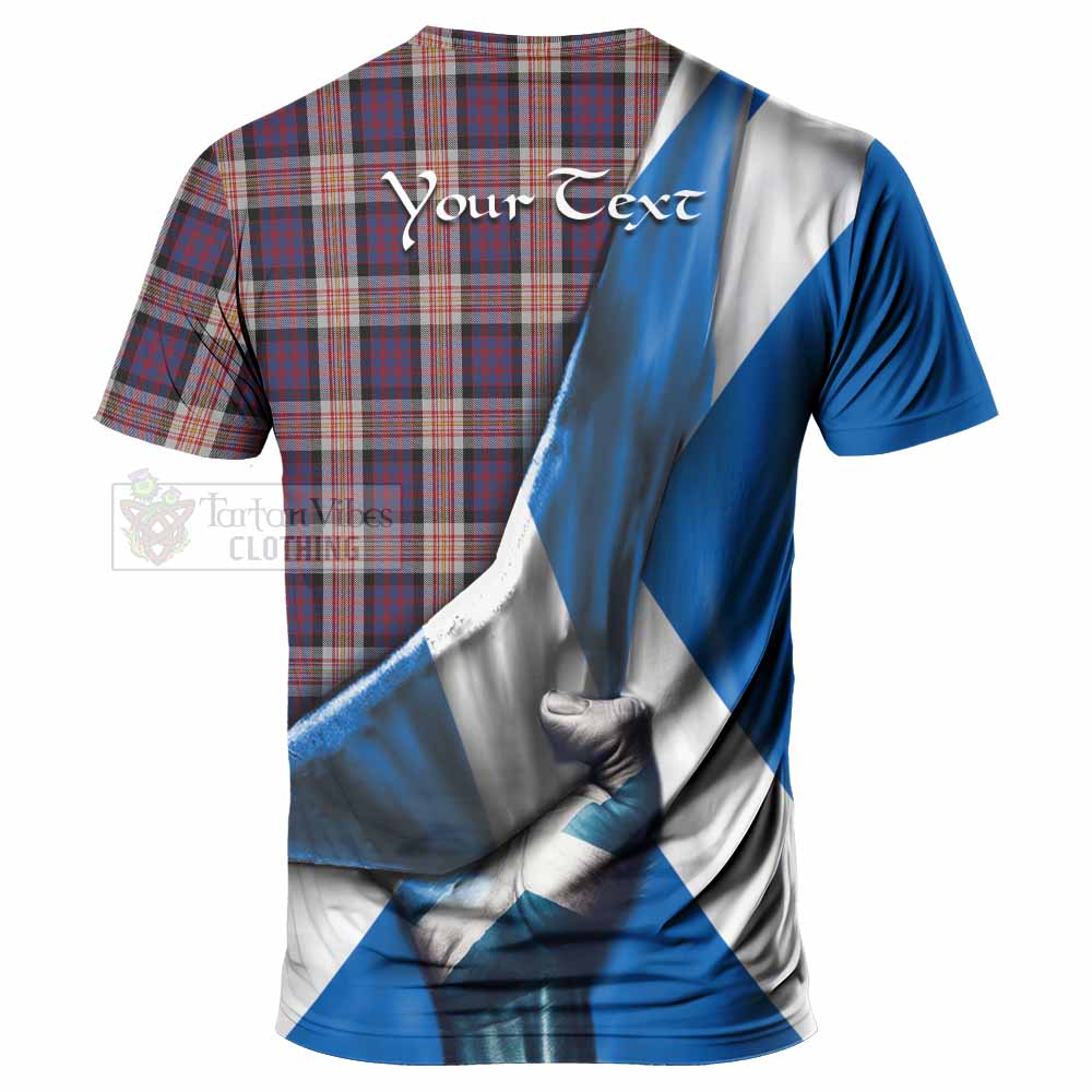 Tartan Vibes Clothing Carnegie Tartan T-Shirt with Family Crest Scotland Patriotic Style