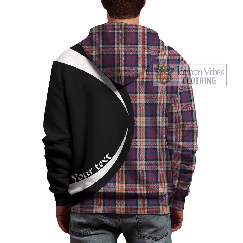 Tartan Vibes Clothing Carnegie Tartan Hoodie with Family Crest Circle Style