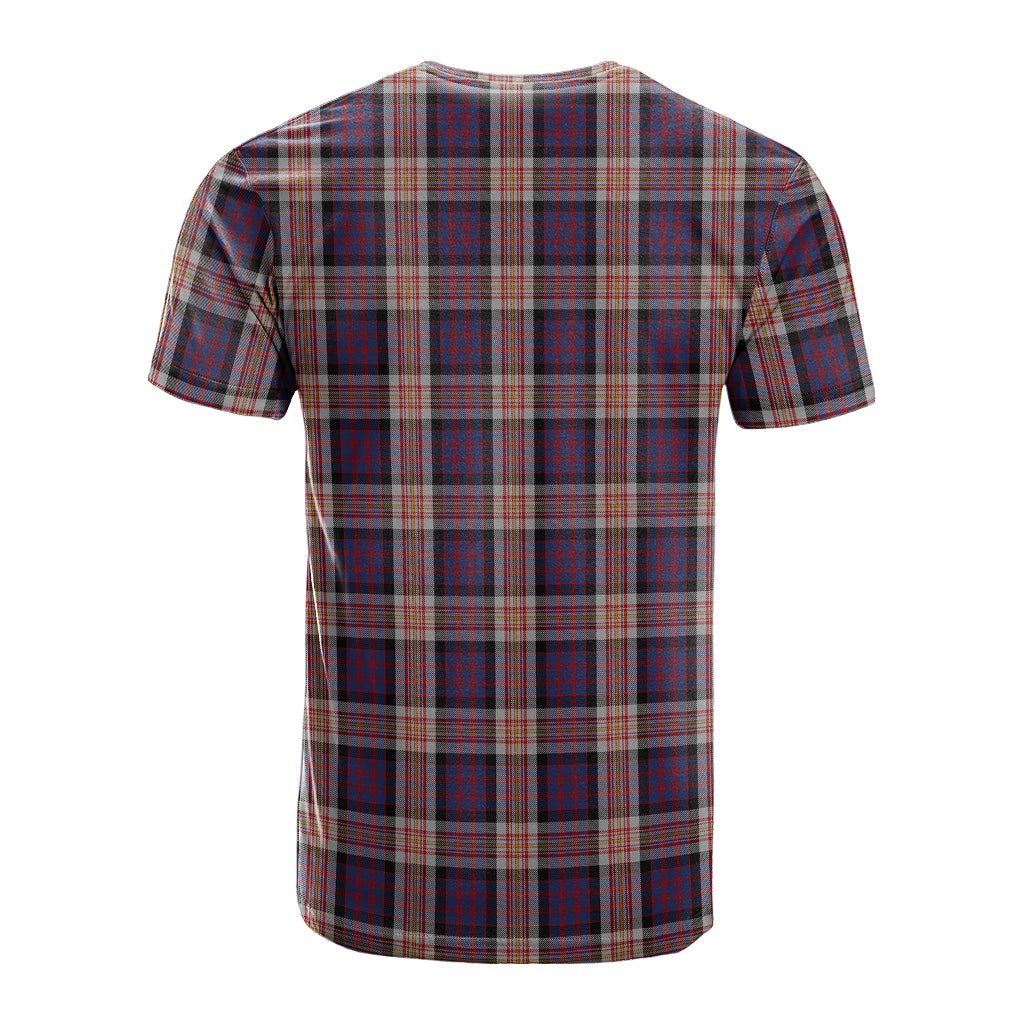 Carnegie Tartan T-Shirt with Family Crest - Tartan Vibes Clothing