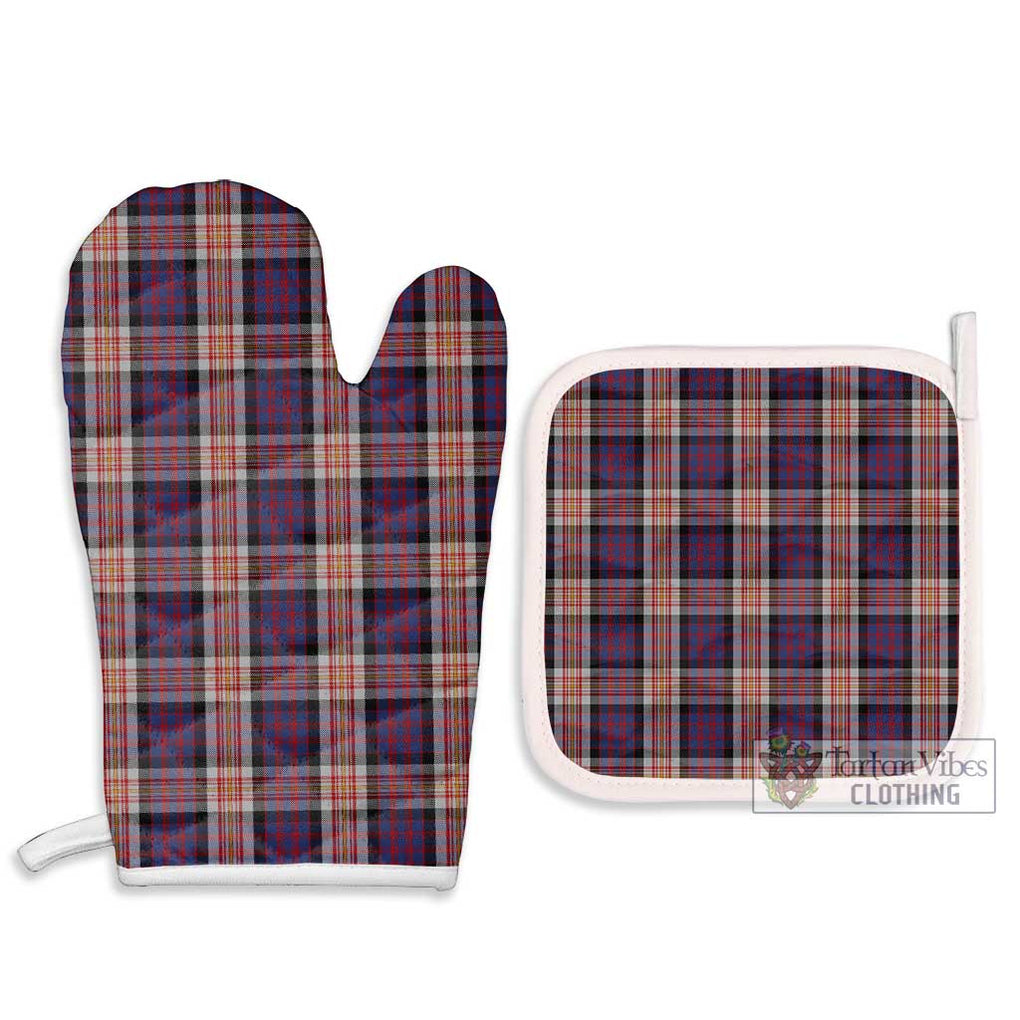 Carnegie Tartan Combo Oven Mitt & Pot-Holder Combo 1 Oven Mitt & 2 Pot-Holder White - Tartan Vibes Clothing