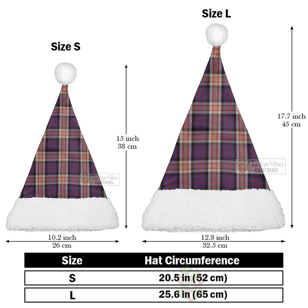 Tartan Vibes Clothing Carnegie Tartan Christmas Santa Hats