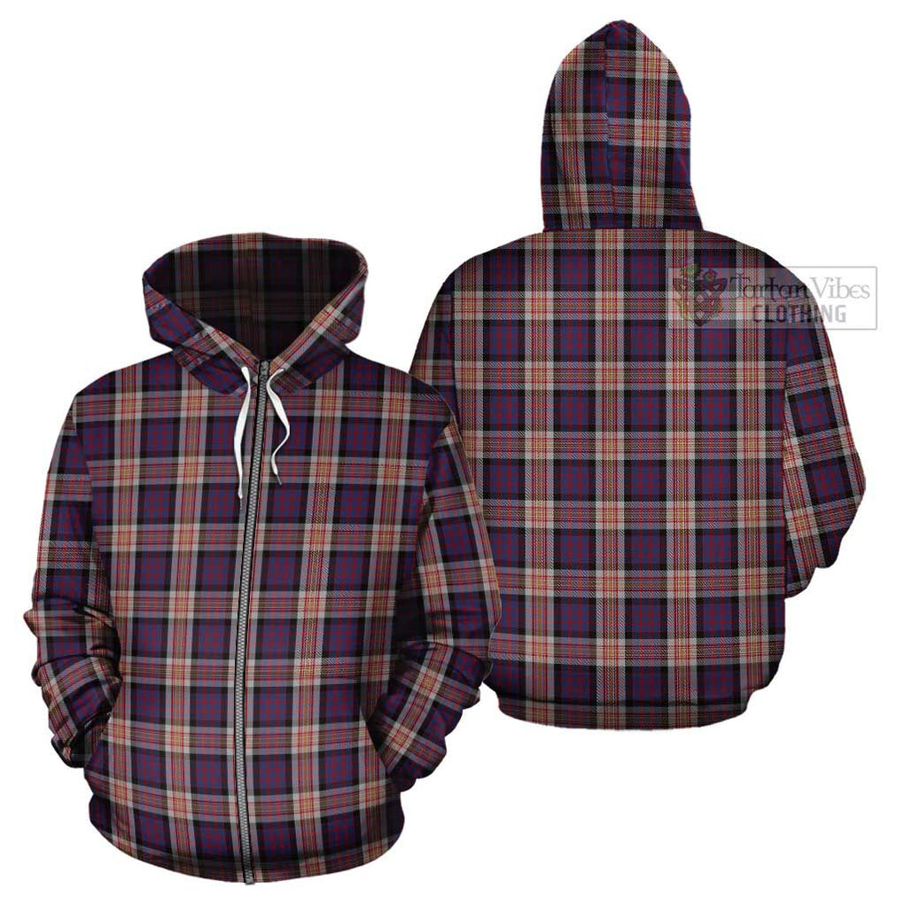 Carnegie Tartan Cotton Hoodie Zip Hoodie - Tartan Vibes Clothing