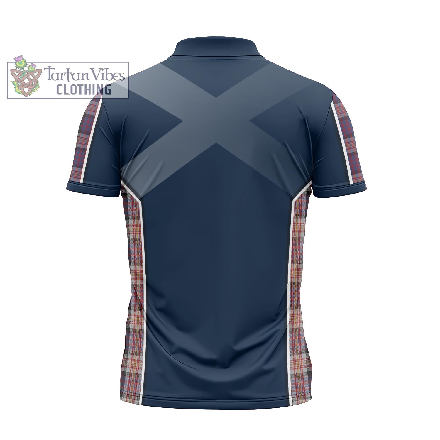 Tartan Vibes Clothing Carnegie Tartan Zipper Polo Shirt with Family Crest and Scottish Thistle Vibes Sport Style