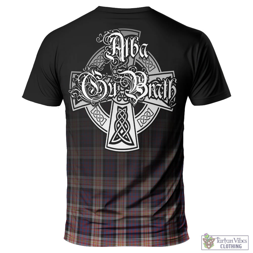 Tartan Vibes Clothing Carnegie Tartan T-Shirt Featuring Alba Gu Brath Family Crest Celtic Inspired