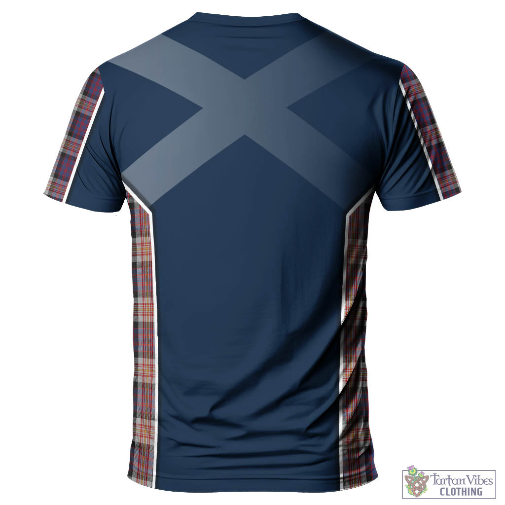 Tartan Vibes Clothing Carnegie Tartan T-Shirt with Family Crest and Scottish Thistle Vibes Sport Style