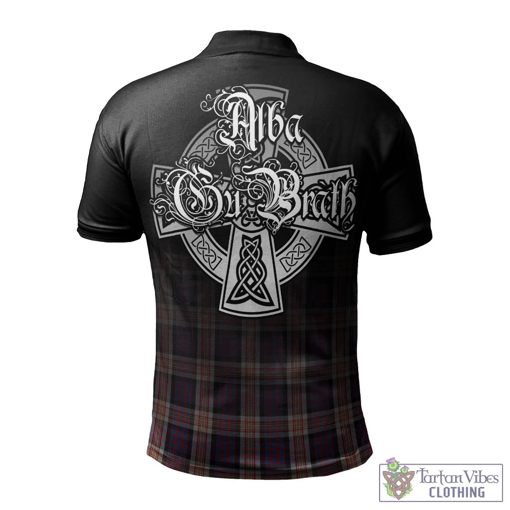 Tartan Vibes Clothing Carnegie Tartan Polo Shirt Featuring Alba Gu Brath Family Crest Celtic Inspired