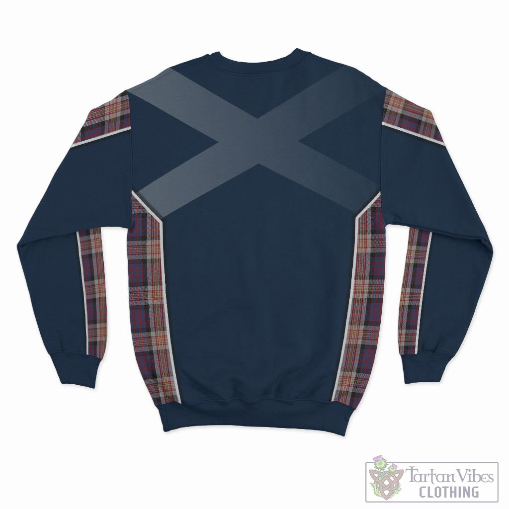 Tartan Vibes Clothing Carnegie Tartan Sweatshirt with Family Crest and Scottish Thistle Vibes Sport Style