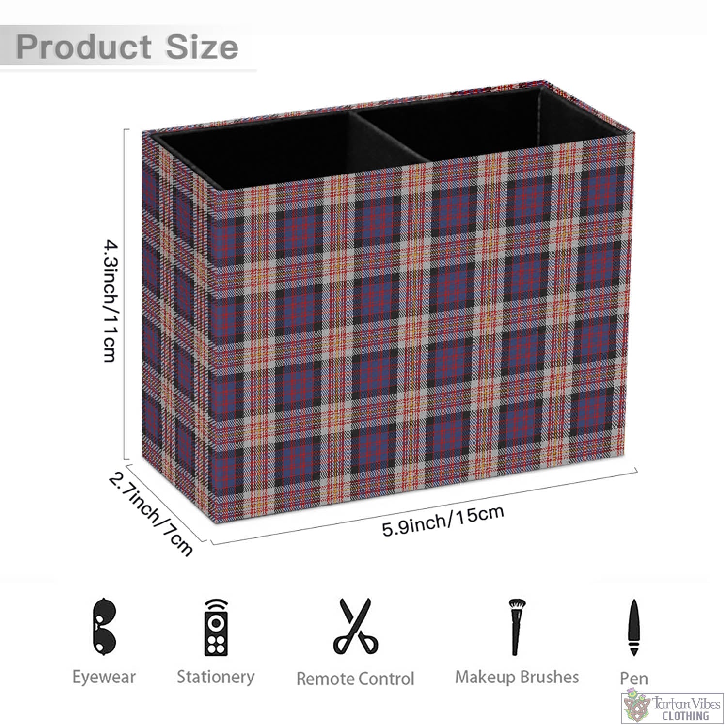 Tartan Vibes Clothing Carnegie Tartan Pen Holder