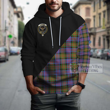 Carnegie Ancient Tartan Hoodie with Family Crest and Military Logo Style