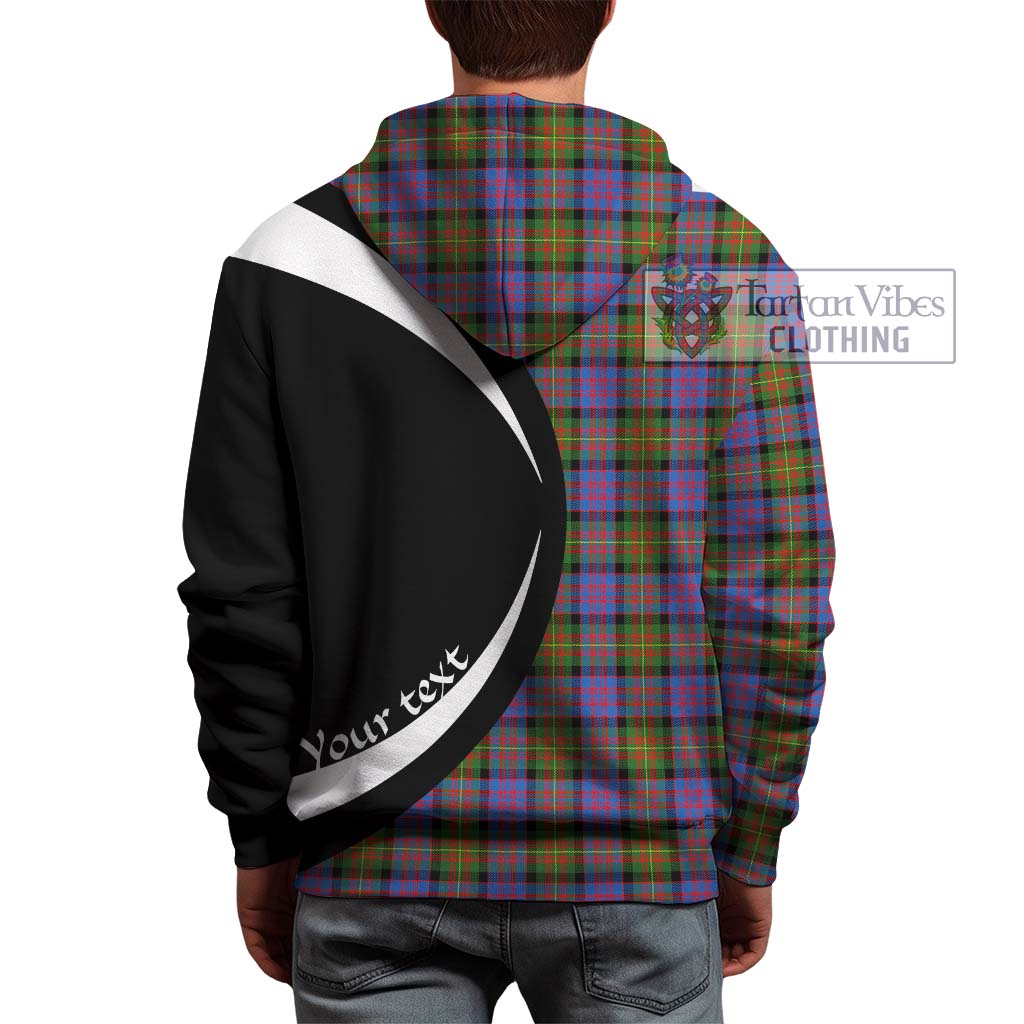 Tartan Vibes Clothing Carnegie Ancient Tartan Hoodie with Family Crest Circle Style