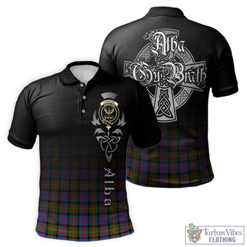 Carnegie Ancient Tartan Polo Shirt Featuring Alba Gu Brath Family Crest Celtic Inspired