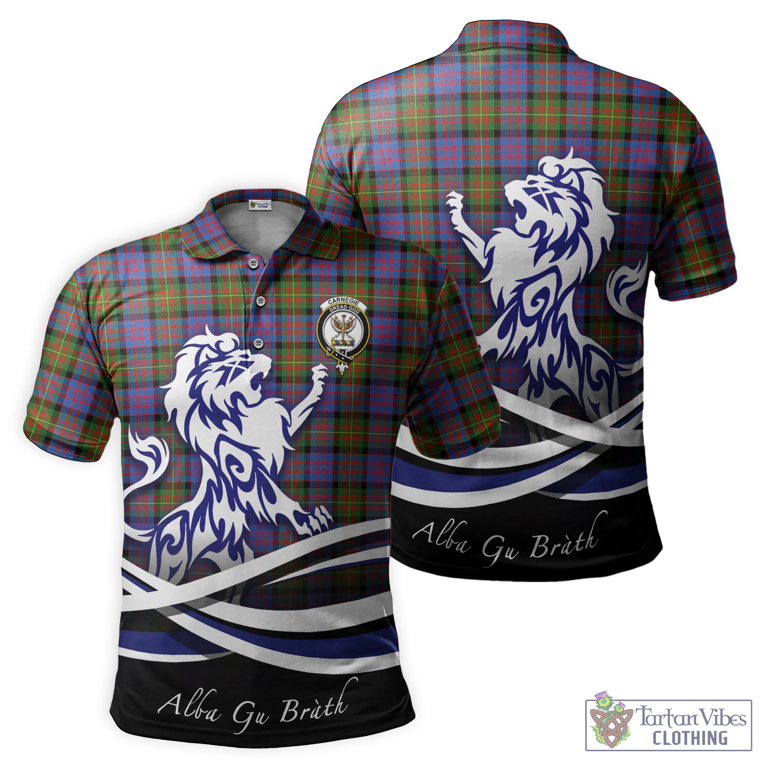 carnegie-ancient-tartan-polo-shirt-with-alba-gu-brath-regal-lion-emblem