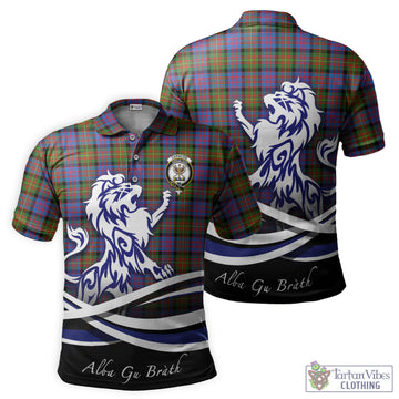 Carnegie Ancient Tartan Polo Shirt with Alba Gu Brath Regal Lion Emblem