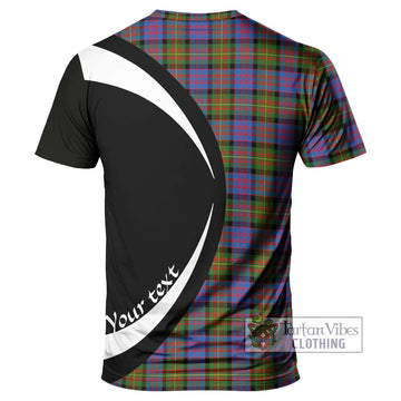 Carnegie Ancient Tartan T-Shirt with Family Crest Circle Style