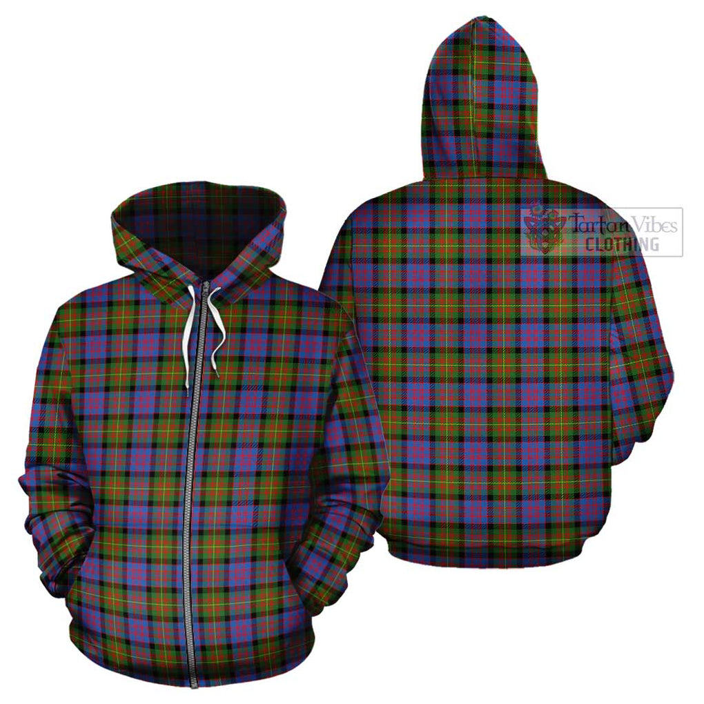 Carnegie Ancient Tartan Cotton Hoodie Zip Hoodie - Tartan Vibes Clothing