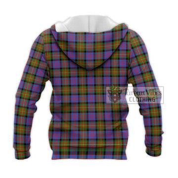 Carnegie Ancient Tartan Knitted Hoodie with Family Crest DNA In Me Style