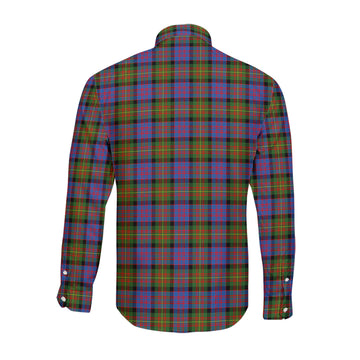 Carnegie Ancient Tartan Long Sleeve Button Up Shirt with Family Crest