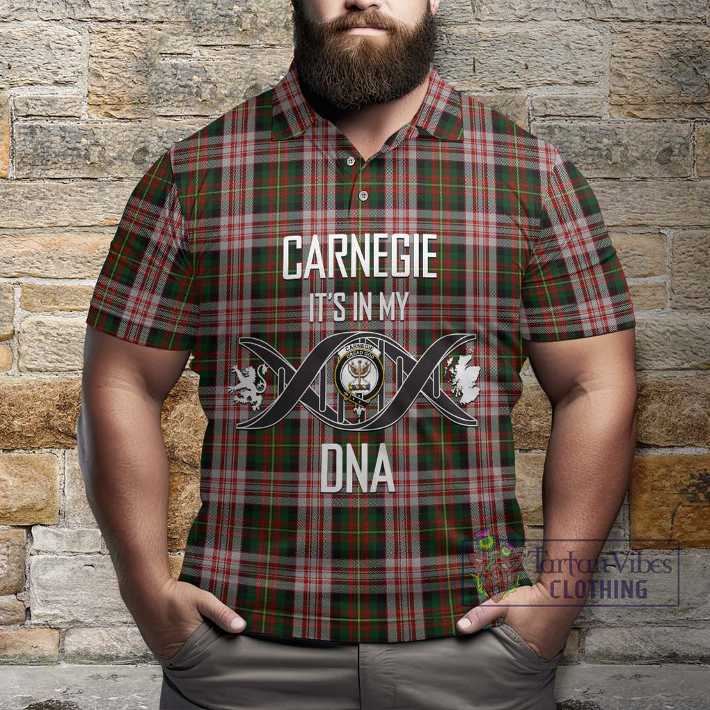 Carnegie Dress Tartan Polo Shirt with Family Crest DNA In Me Style Kid - Tartanvibesclothing Shop