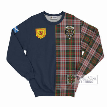 Carnegie Dress Tartan Sweatshirt Alba with Scottish Lion Royal Arm Half Style