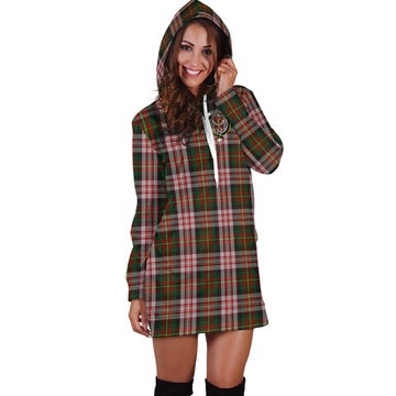 Carnegie Dress Tartan Hoodie Dress with Family Crest