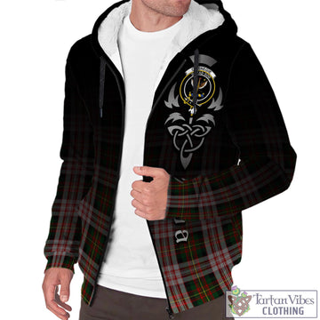 Carnegie Dress Tartan Sherpa Hoodie Featuring Alba Gu Brath Family Crest Celtic Inspired