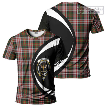 Carnegie Dress Tartan T-Shirt with Family Crest Circle Style