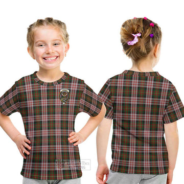 Carnegie Dress Tartan Kid T-Shirt with Family Crest