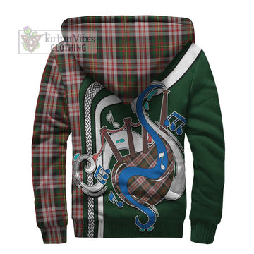 Carnegie Dress Tartan Sherpa Hoodie with Epic Bagpipe Style