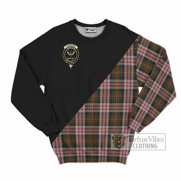 Carnegie Dress Tartan Sweatshirt with Family Crest and Military Logo Style