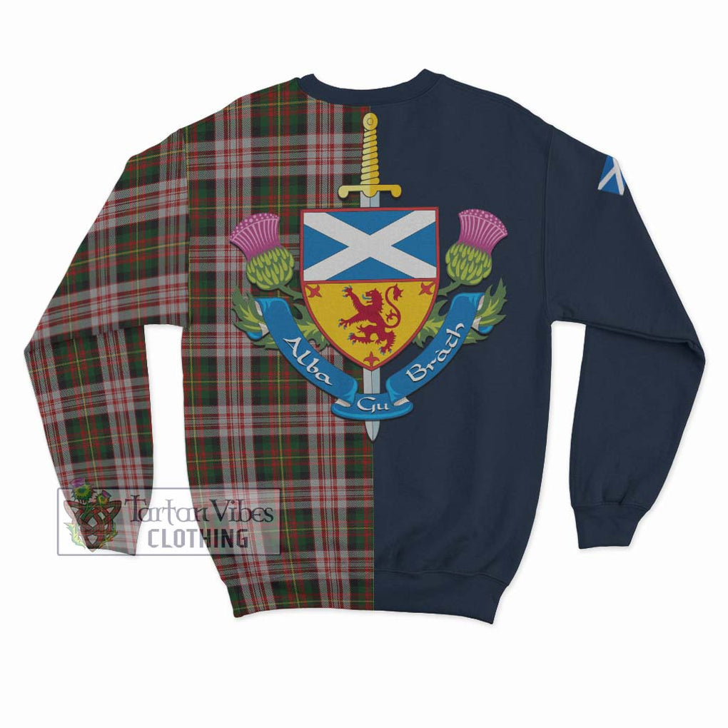 Tartan Vibes Clothing Carnegie Dress Tartan Sweatshirt with Scottish Lion Royal Arm Half Style