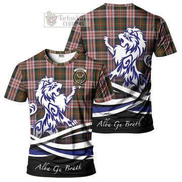 Carnegie Dress Tartan Cotton T-shirt with Alba Gu Brath Regal Lion Emblem