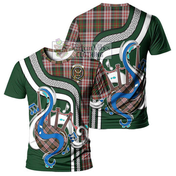 Carnegie Dress Tartan T-Shirt with Epic Bagpipe Style