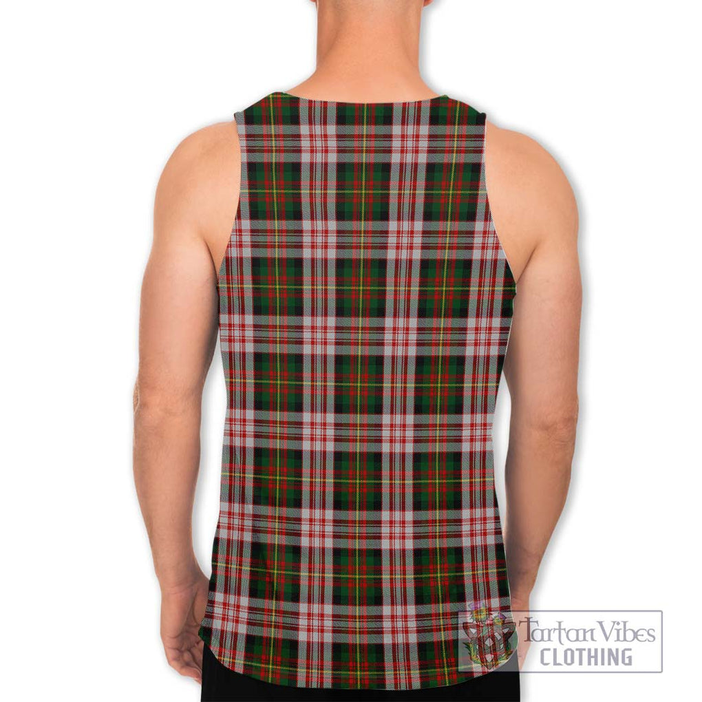 Carnegie Dress Tartan Men's Tank Top with Family Crest DNA In Me Style - Tartanvibesclothing Shop